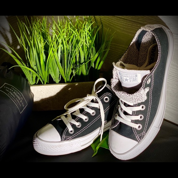 Dbl Tongue Unique CONVERSE NWOT ALL ❤️ STAR/AUTHENTIC - Picture 5 of 14